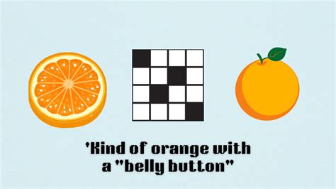 Kind of orange nyt crossword clue 